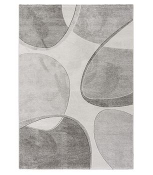 Valentino 004 - Alfombra estilo geométrico tonos grises