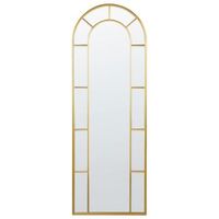 espejo de pared decorativo de estilo glamuroso 60 x 170 cm en color dorado crosses
