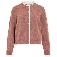 vila chaqueta de punto alina cardigan - marsala para mujer
