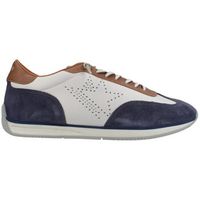 cetti zapatillas deportiva 1381 piel blanca-azul para hombre