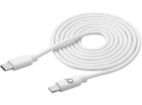 cable usb-c - cellularline power 200 cm usb c a lightning 27w blanco
