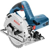 sierra circular gks165 en caja de carton con 1 hoja bosch professional
