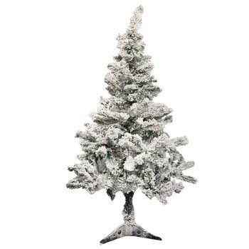 Árbol De Navidad Klack Nevado Realista Pvc De Alta Calidad Para Decoración Interior - Reutilizable Y Fácil De Montar 210 Cm