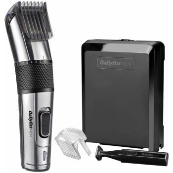 Cortapelos Babyliss E977E, 26 Posiciones, 60 minutos, Cuchillas CarbonSteel