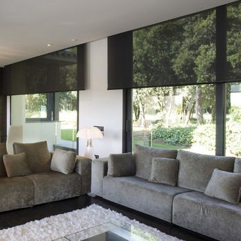 Enrollable Tejido Eco-screen  Gris 100x250cm