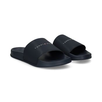 Tommy Hilfiger Sandalias Planas Mujer - Azul Marino Talla 44