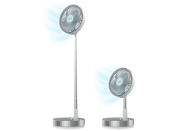 Ventilador de pie - Cecotec EnergySilence 800 FoldAir Control, Telescópico, 8