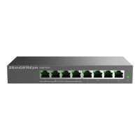 switch grandstream gwn7701p 8x gbe 4x poepoe 60w montaje paredmesa metalico
