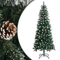 arbol de navidad  decoraciones de navidad artificial con soporte pvc verde 180 cm cfw479779