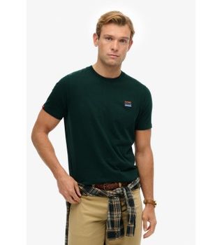 Superdry para hombre. M1012239A Camiseta Great Outdoors Emb Relaxed verde (L), Casual, Algodón, Manga corta