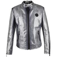 philipp plein sport cazadora de cuero - para hombre