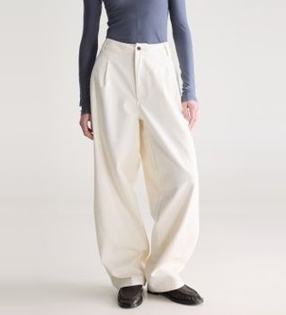 Bellerose para mujer. BW262121 P1958 Pantalón Jimi62 blanco roto (36), Casual, Algodón