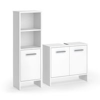 conjunto de muebles de bano karli 2 partes vicco