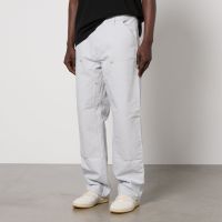 carhartt wip double knee cotton-canvas trousers - w30l32