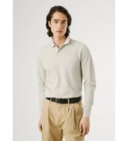 pepe jeans para hombre pm542213 polo new oliver gris xxl casual algodon manga larga