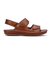 pikolinos para hombre 06j-0017c1 sandalias de piel tarifa marron 40 plano velcro casual