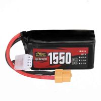 bateria lipo zop power 111v 1550mah 150c 3s con conector xt60 para dron rc