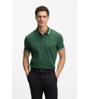 boss para hombre 50469055 polo paddy verde oscuro s casual algodon manga corta