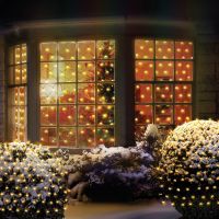 180 led net light 17 m x 12 m warm white