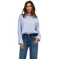 only blusa oregon alva shirt - dusty bluefig para mujer