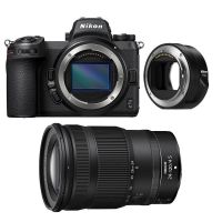 camara mirrorless nikon z7 ii 457 mp 4k uhd full-frame 24-120mm wi-fi bluetooth