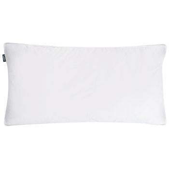 Almohada De Algodón Blanco Plumón Plumas De Pato 40 X 80 Cm Alta Medio Suave Descanso Feldberg