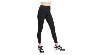 Mallas 7 8 nike dri fit one high rise pocket negras  mujer