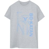 disney camiseta manga larga the mandalorian para mujer