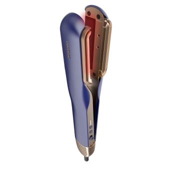 Plancha de Pelo Cecotec RitualCare Air Lisse 2in1, Placas Revestimiento Cerámica y Queratina, 150 ºC - Azul