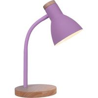 bel air home - lampara flexo de escritorio argos - diseno elegante morado