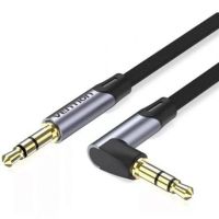 cable estereo vention banhh jack 35mm macho a jack 35mm macho 2m gris codos 90
