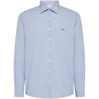sun68 camisa manga larga s36103-pe26-0501 para hombre