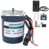 motor de engranaje micro de 6w ac220v velocidad fija