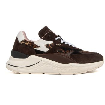 D.A.T.E. Zapatillas D-A-T-E-FG-PN-LE FUGA PONY LEOPARD para mujer