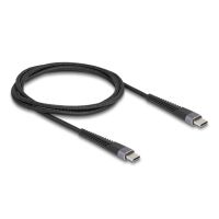 cable usb-c a usb-c delock 1 m usb 20 negro