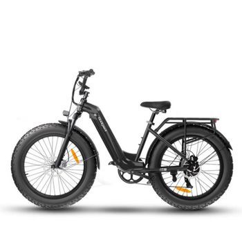 Bicicleta Eléctrica Bodywel D9, Batería Panasonic De 48v 15ah, Motor Bafang De 250w, Fat Bike De 26”, Negra