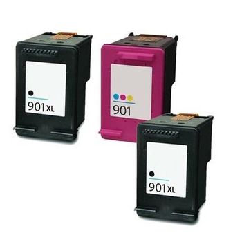 Compatible Multipack HP OfficeJet J4585 Printer Ink Cartridges (3 Pack) -CC654AE