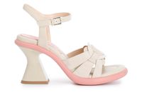 sandalias gilda de piel con accesorio de anillo sand 37