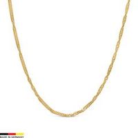 cadena singapur de oro de 14 quilates 24 mm de ancho