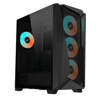 Torre PC Gigabyte C301 Glass ATX EATX microATX Mini-ITX Vidrio Templado RGB Negro
