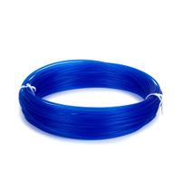 pla i3d tested azul transparente 175 mm - muestra 50 gr