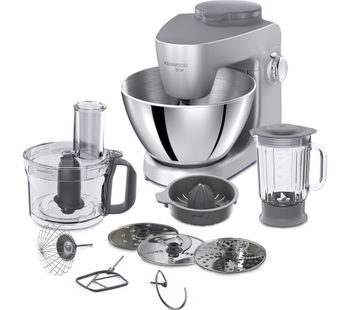 KENWOOD Multione KHH321SI Stand Mixer - Silver, Silver