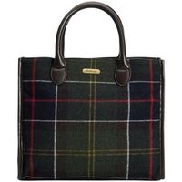 barbour bolso barrhill tartan tote bag lba0423 para mujer