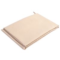 costway toldo de repuesto tratamiento impermeable para jardin patio poliester beige