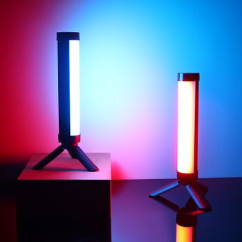 LUXCEO V8 RGB luz varita palo lámpara Led de mano fotografía foto iluminación 3000-6000K para TikTok Video Vlog