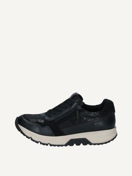 CAPRICE Sneaker, black, made of Leather, Size 39