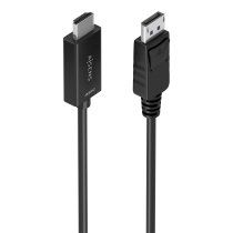 AISENS Cable conversor DisplayPort a HDMI 4K@60Hz, DP/M-HDMI/M, Negro, 2.0m