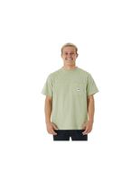 camiseta rip curl quality surf products pkt hombre verde