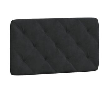 Vidaxl cabecero de cama acolchado terciopelo negro 80 cm