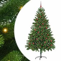 arbol de navidad con 300 led con soporte verde 210 cm pe vidaxl